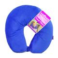 VIAGGI Microbead Travel Neck Pillow with fleece - Royal Blue 
